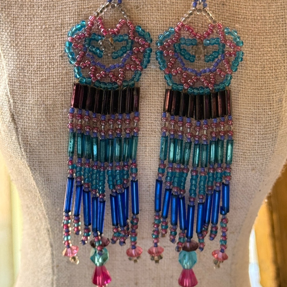 Colorful Beaded Earrings
